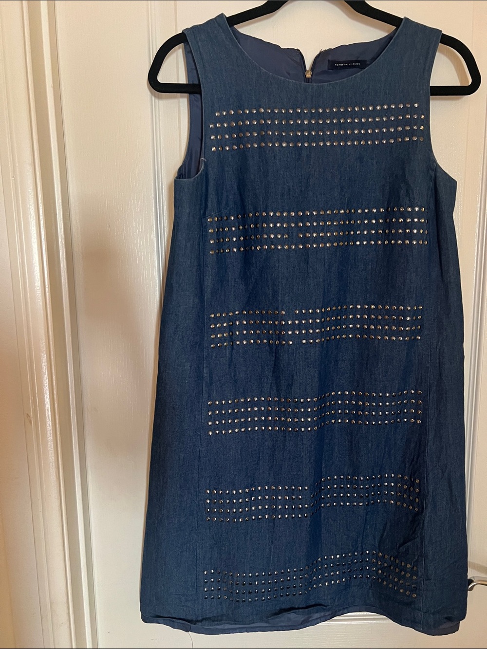 Tommy Hilfiger Dark Blue Studded Mini Dress